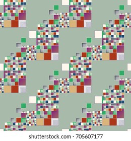 Abstract color seamless pattern for new background.