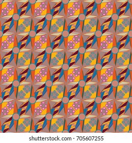 Abstract color seamless pattern for new background.
