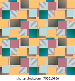 Abstract color seamless pattern for new background.