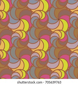 Abstract color seamless pattern for new background.