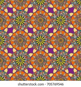 Abstract color seamless pattern for new background.