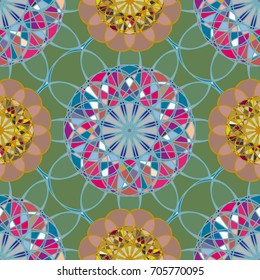 Abstract color seamless pattern for new background.