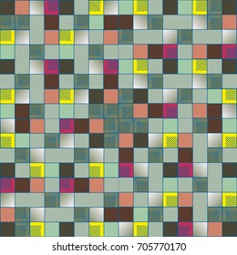 Abstract color seamless pattern for new background.