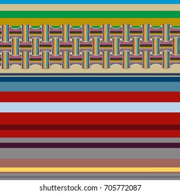 Abstract color seamless pattern for new background.