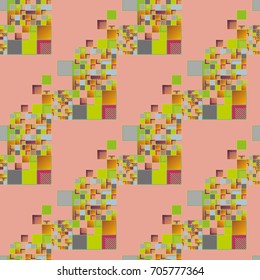 Abstract color seamless pattern for new background.