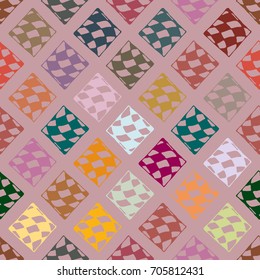 Abstract color seamless pattern for new background.