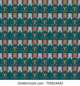 Abstract color seamless pattern for new background.