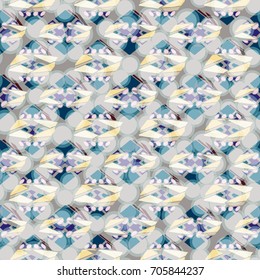 Abstract color seamless pattern for new background.