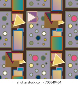 Abstract color seamless pattern for new background.