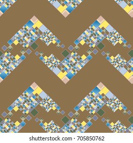 Abstract color seamless pattern for new background.