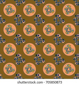 Abstract color seamless pattern for new background.