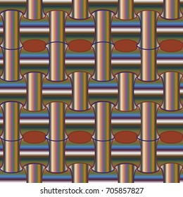 Abstract color seamless pattern for new background.