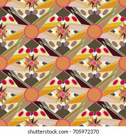 Abstract color seamless pattern for new background.