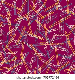 Abstract color seamless pattern for new background.