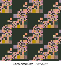 Abstract color seamless pattern for new background.