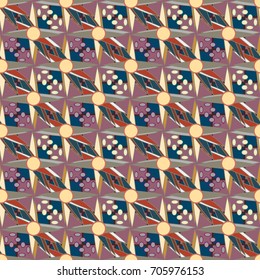Abstract color seamless pattern for new background.