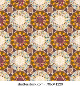 Abstract color seamless pattern for new background.