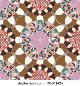 Abstract color seamless pattern for new background.