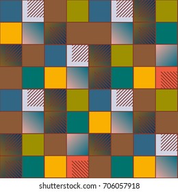 Abstract color seamless pattern for new background.