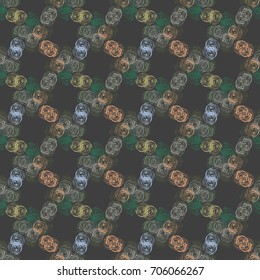 Abstract color seamless pattern for new background.