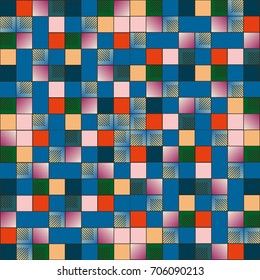 Abstract color seamless pattern for new background.