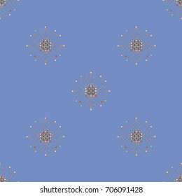 Abstract color seamless pattern for new background.