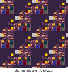 Abstract color seamless pattern for new background.