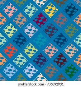 Abstract color seamless pattern for new background.