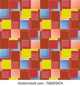 Abstract color seamless pattern for new background.