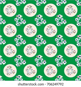 Abstract color seamless pattern for new background.