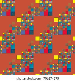 Abstract color seamless pattern for new background.