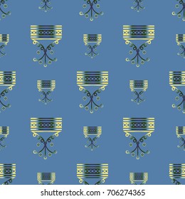 Abstract color seamless pattern for new background.
