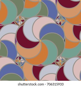 Abstract color seamless pattern for new background.