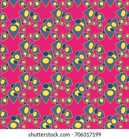 Abstract color seamless pattern for new background.