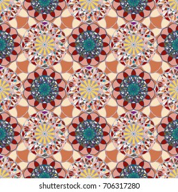 Abstract color seamless pattern for new background.