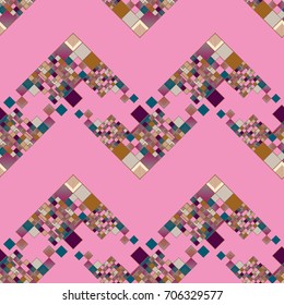 Abstract color seamless pattern for new background.