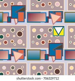 Abstract color seamless pattern for new background.