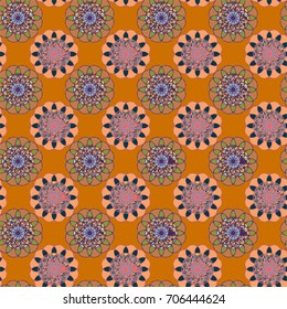 Abstract color seamless pattern for new background.