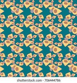 Abstract color seamless pattern for new background.