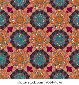 Abstract color seamless pattern for new background.
