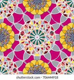 Abstract color seamless pattern for new background.