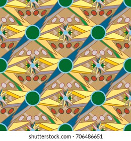 Abstract color seamless pattern for new background.