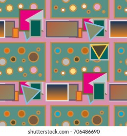 Abstract color seamless pattern for new background.