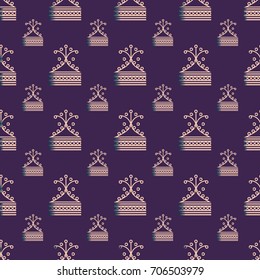 Abstract color seamless pattern for new background.