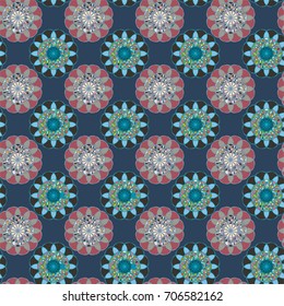 Abstract color seamless pattern for new background.