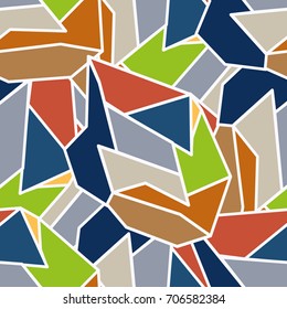 Abstract color seamless pattern for new background.