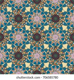 Abstract color seamless pattern for new background.