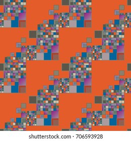 Abstract color seamless pattern for new background.