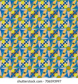 Abstract color seamless pattern for new background.