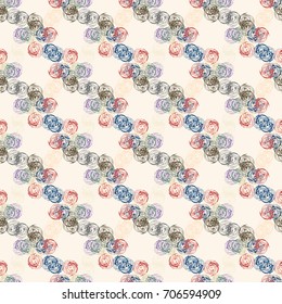 Abstract color seamless pattern for new background.